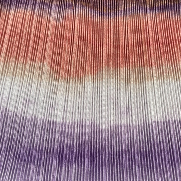 Madewell Texture & Thread Micropleat Tank Top in Ombré Rainbow XS - Picture 9 of 9